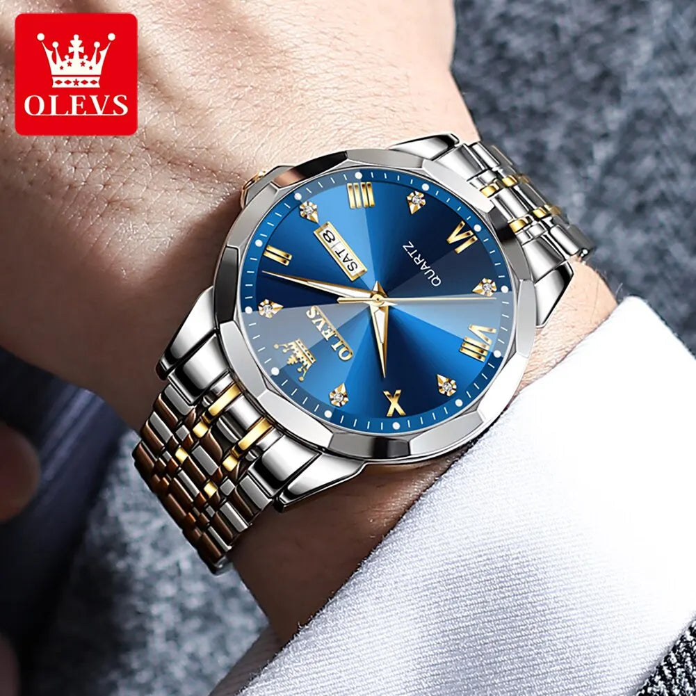 OLEVS® Reloj Cuarzo de Lujo